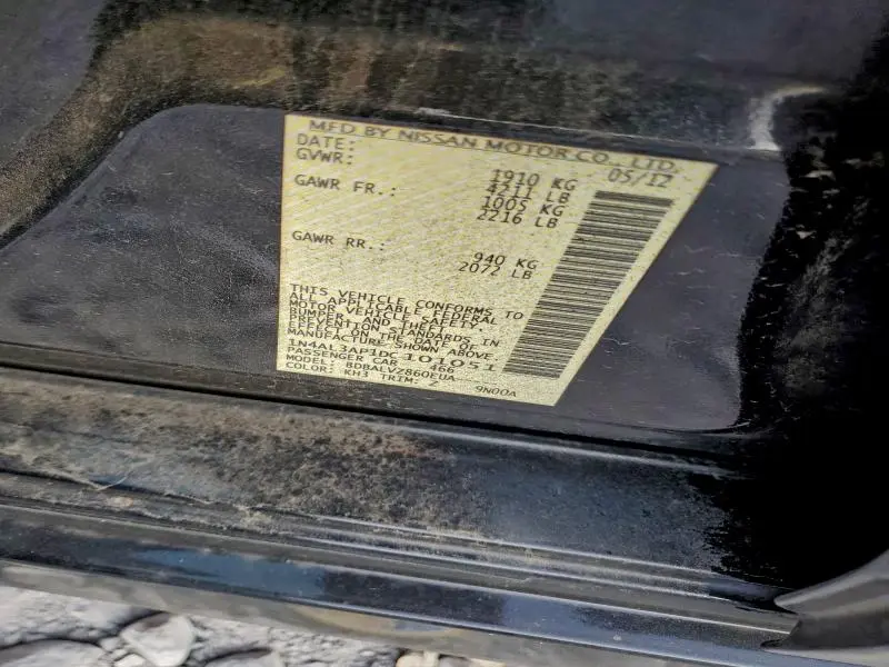 2013 NISSAN ALTIMA 2.5  