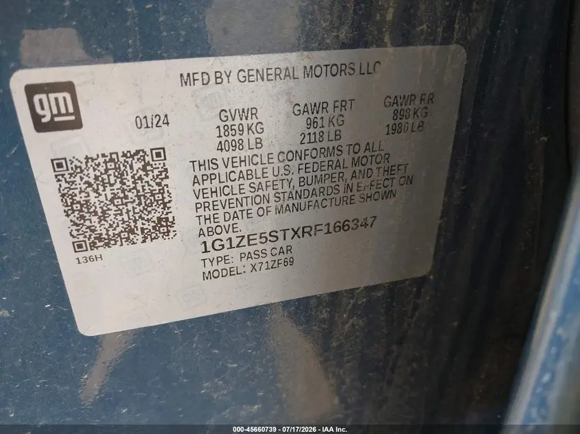 2024 CHEVROLET MALIBU FWD 2LT
