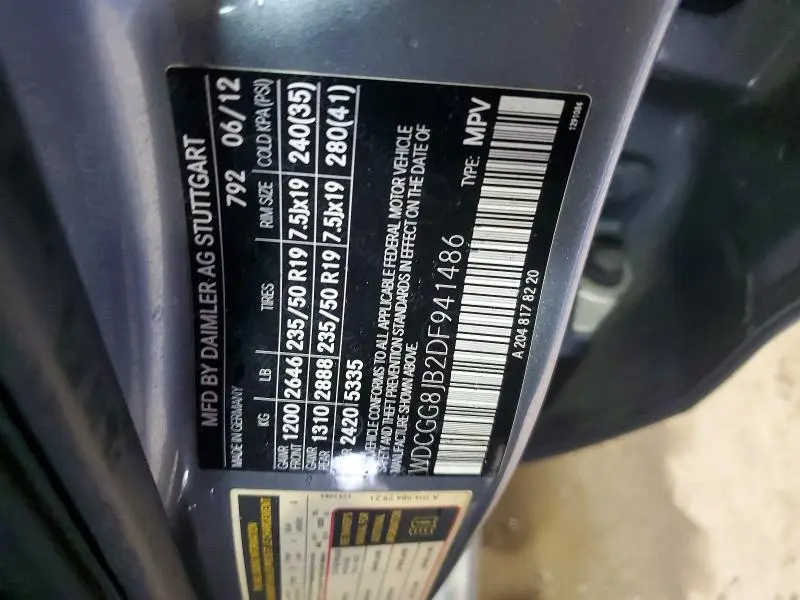 2013 MERCEDES-BENZ GLK 350 4MATIC  