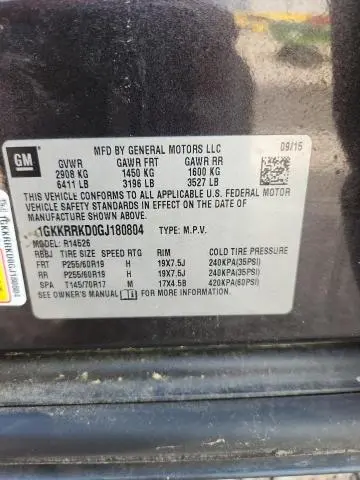 2016 GMC ACADIA SLT-1  