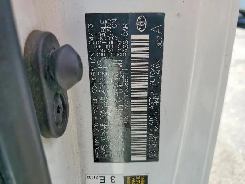 2013 SCION TC BASE  