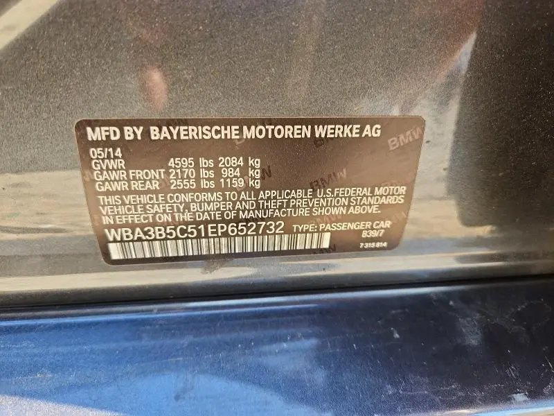 2014 BMW 328 XI SULEV  