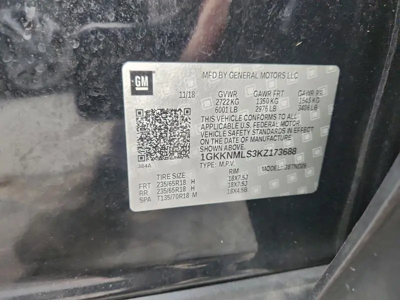 2019 GMC ACADIA SLT-1  