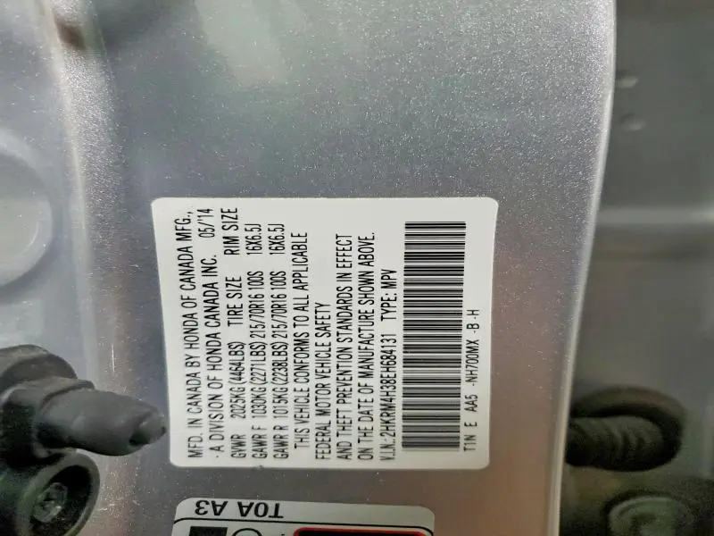 2014 HONDA CR-V LX  