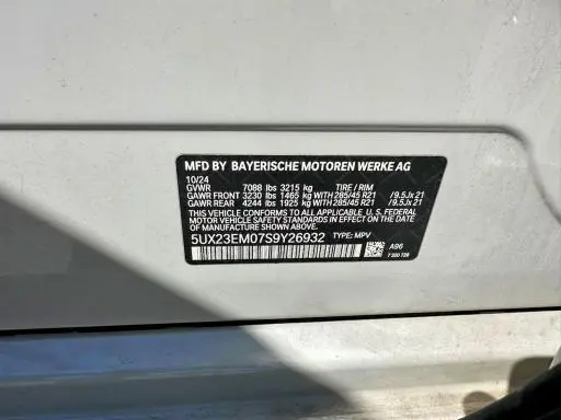 2025 BMW X7 XDRIVE40I  