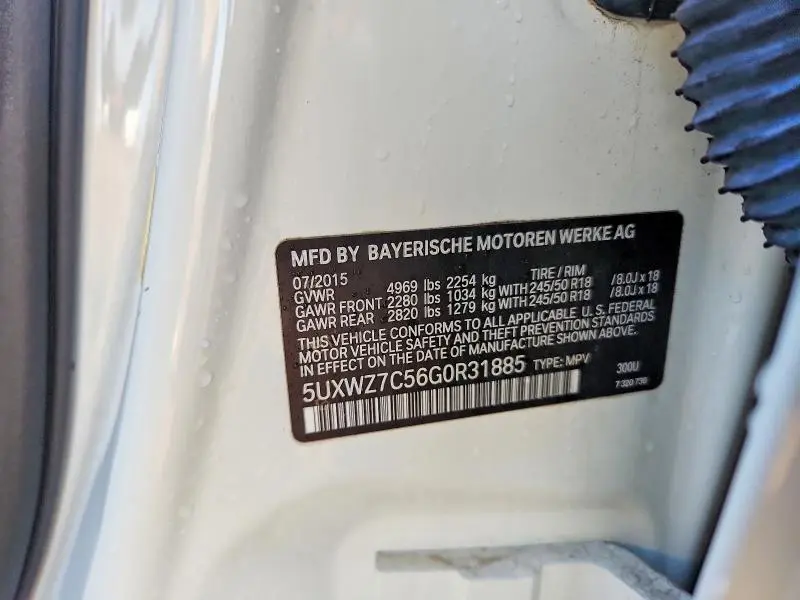 2016 BMW X3 SDRIVE28I  