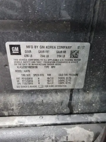 2017 BUICK ENCORE ESSENCE  