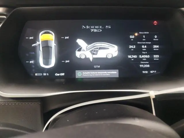 2016 TESLA MODEL S   