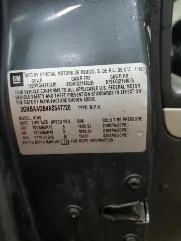 2010 CHEVROLET HHR LS  