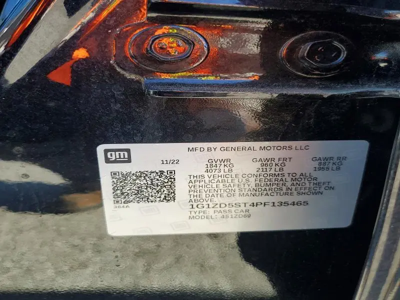 2023 CHEVROLET MALIBU LT  