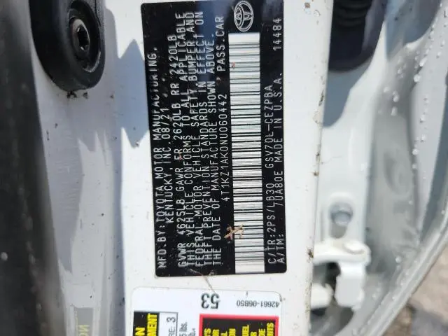 2022 TOYOTA CAMRY TRD  