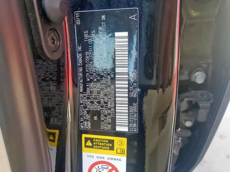 2011 LEXUS RX 350  