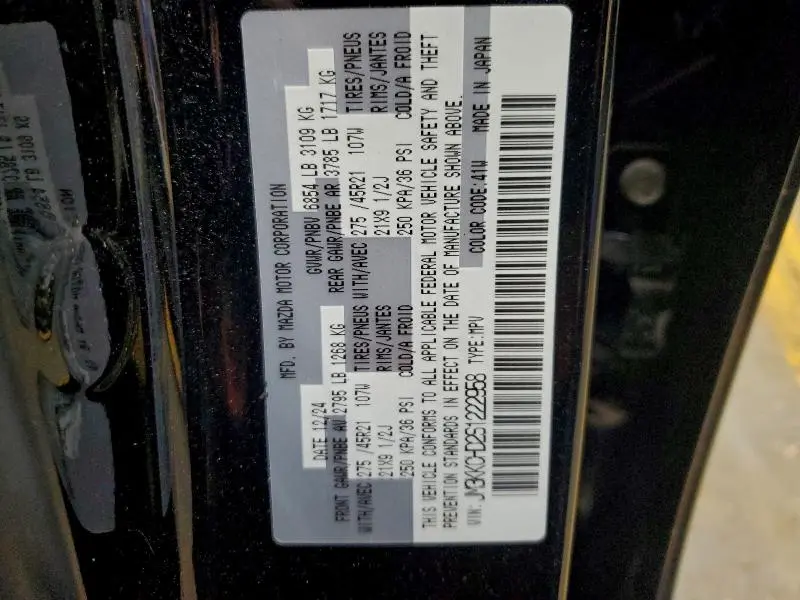 2025 MAZDA CX-90 PREMIUM SPORT  