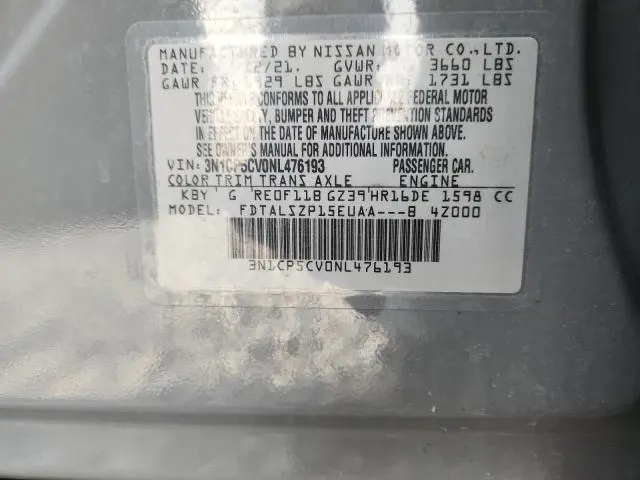 2022 NISSAN KICKS SV  