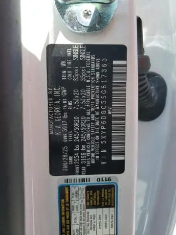 2025 KIA TELLURIDE S  