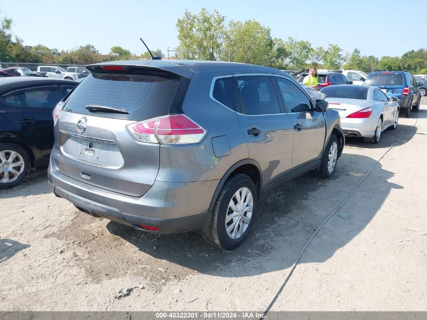 2016 NISSAN ROGUE S