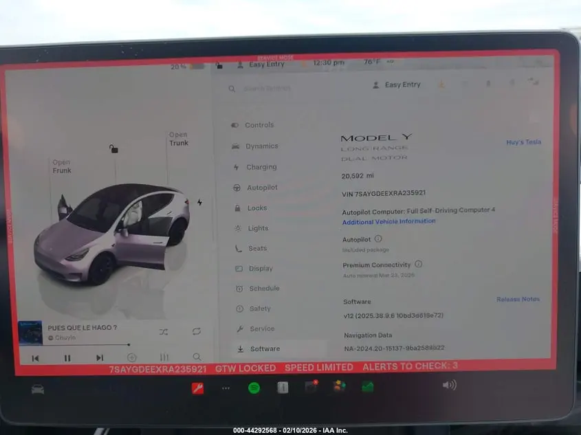 2024 TESLA MODEL Y LONG RANGE DUAL MOTOR ALL-WHEEL DRIVE