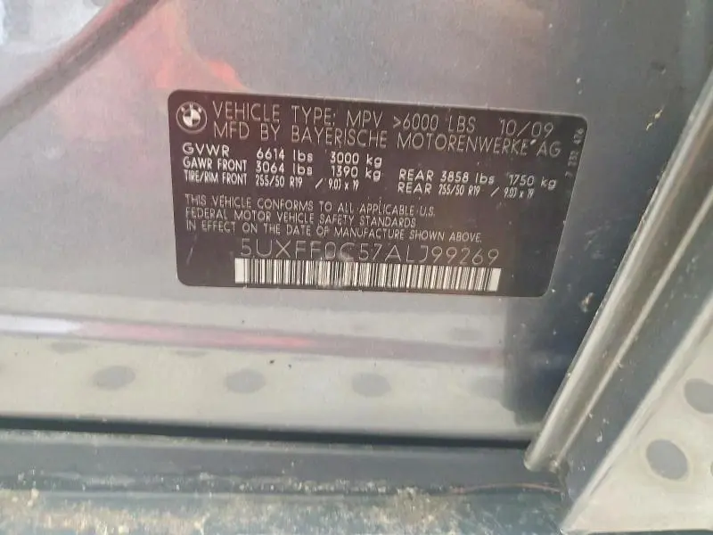 2010 BMW X5 XDRIVE35D  