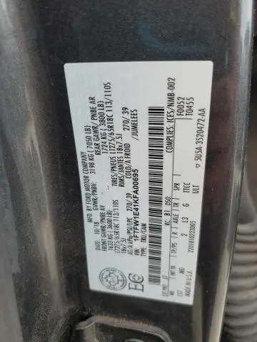 2019 FORD F150 SUPERCREW  