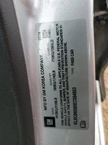2014 CHEVROLET SPARK LS  