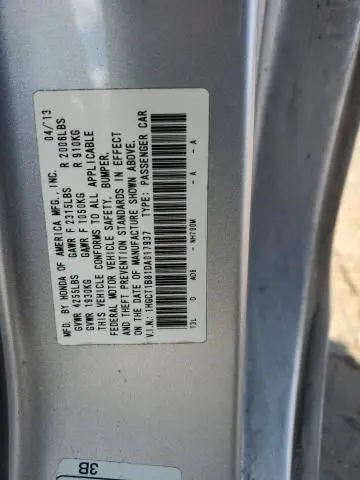 2013 HONDA ACCORD EXL  