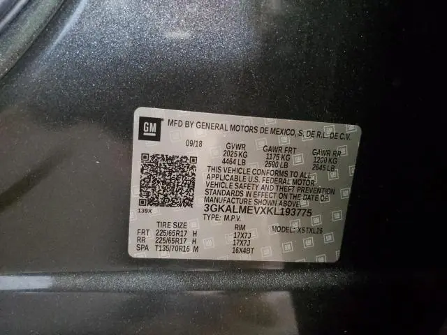 2019 GMC TERRAIN SLE  