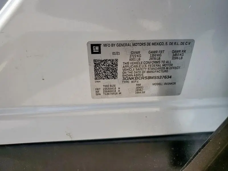 2021 CHEVROLET BLAZER 2LT  