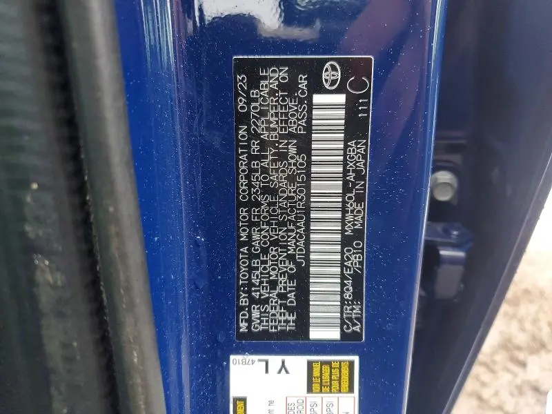 2024 TOYOTA PRIUS XLE  