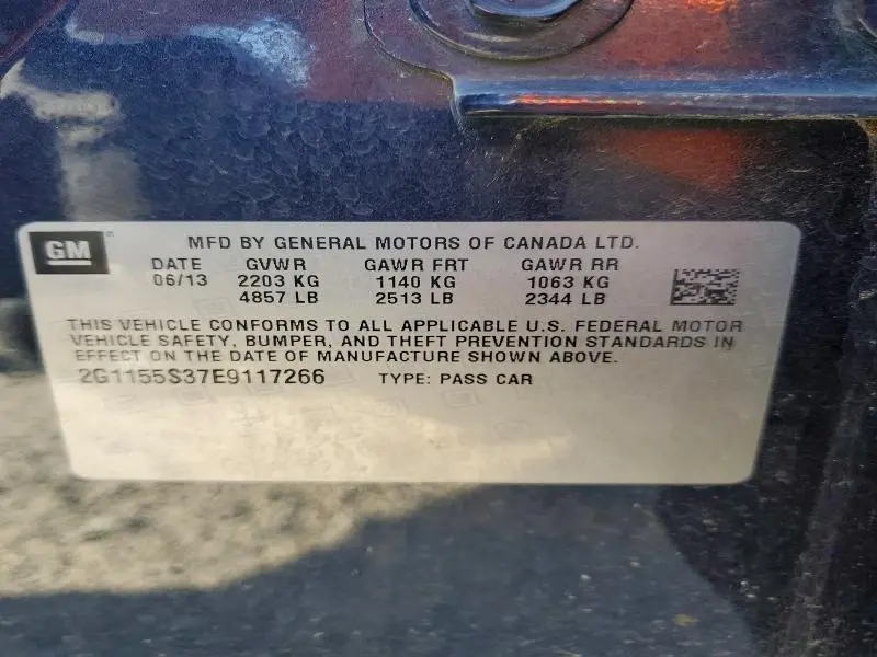 2014 CHEVROLET IMPALA LTZ  