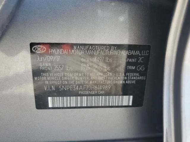 2018 HYUNDAI SONATA SPORT  