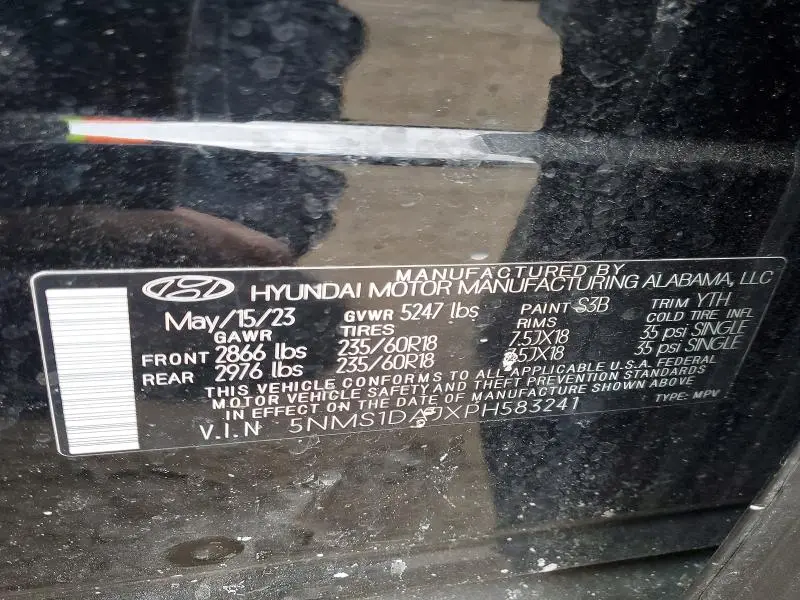 2023 HYUNDAI SANTA FE SE  