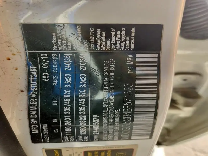 2011 MERCEDES-BENZ GLK 350  