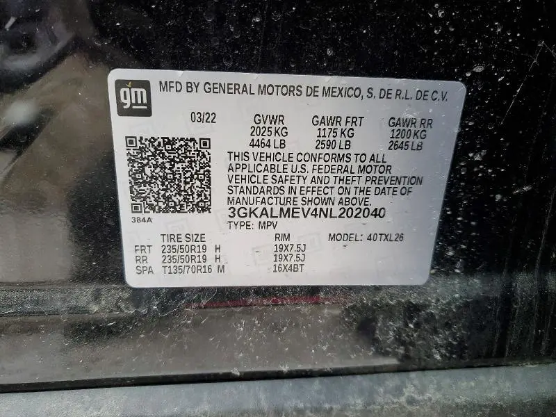 2022 GMC TERRAIN SLE  