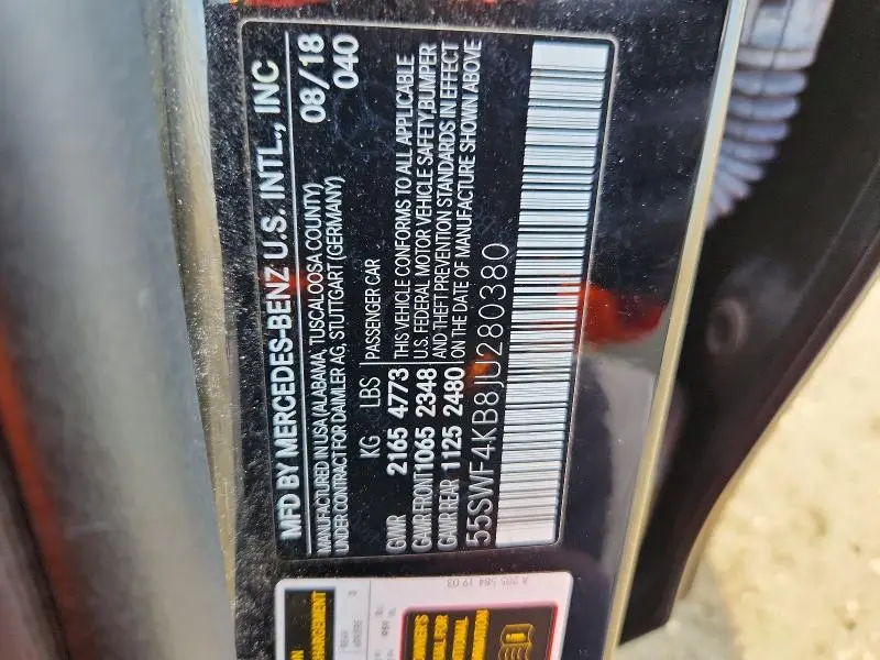 2018 MERCEDES-BENZ C 300 4MATIC  