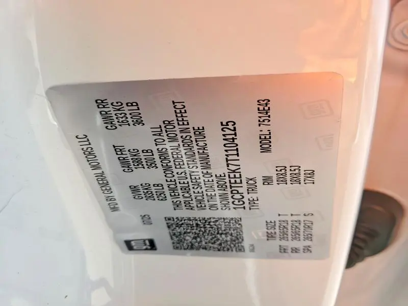 2026 CHEVROLET COLORADO TRAIL BOSS  