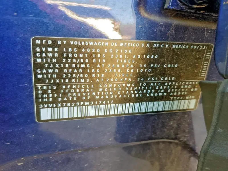 2023 VOLKSWAGEN TAOS S  