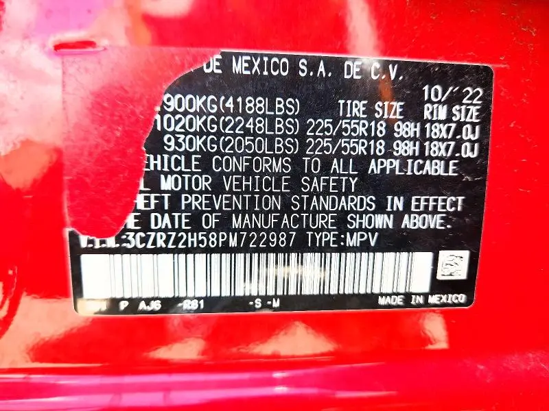 2023 HONDA HR-V SPORT  