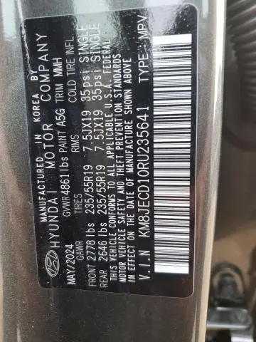 2024 HYUNDAI TUCSON LIMITED  