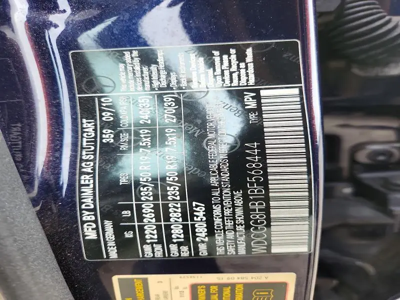 2011 MERCEDES-BENZ GLK 350 4MATIC  