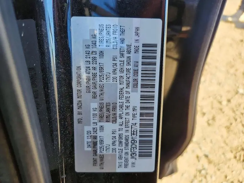 2021 MAZDA CX-5 TOURING  
