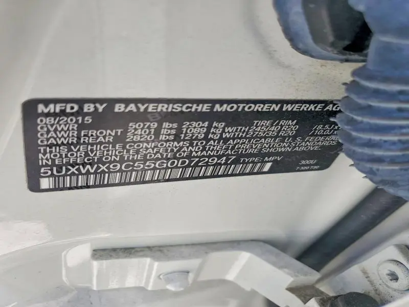 2016 BMW X3 XDRIVE28I  