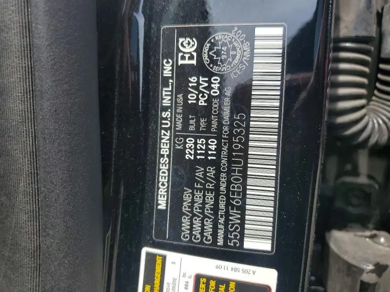 2017 MERCEDES-BENZ C 43 4MATIC AMG  