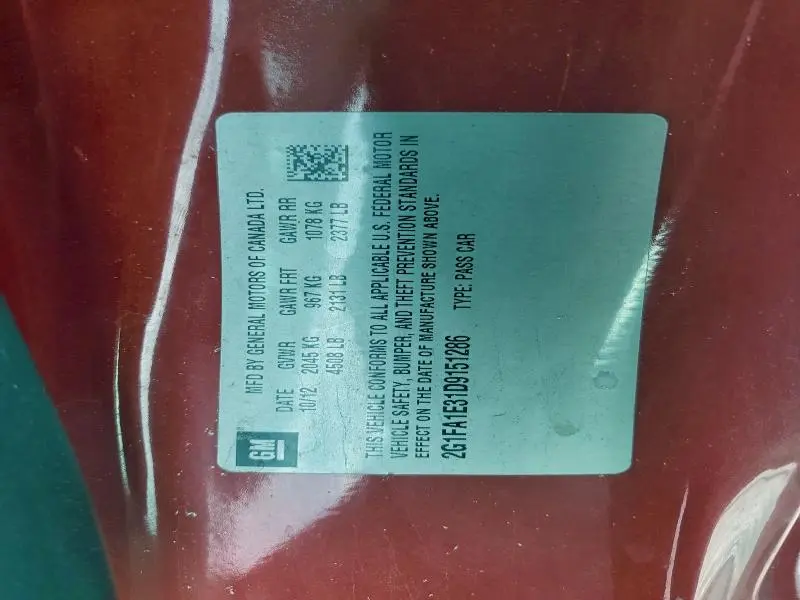 2013 CHEVROLET CAMARO LS  