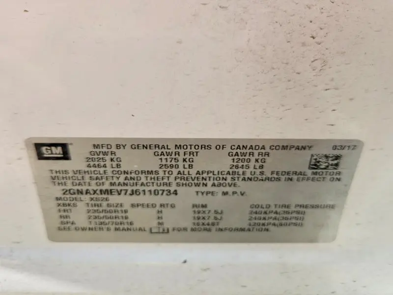 2018 CHEVROLET EQUINOX PREMIER  