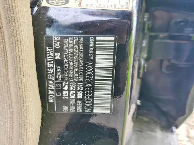 2012 MERCEDES-BENZ C 300 4MATIC  