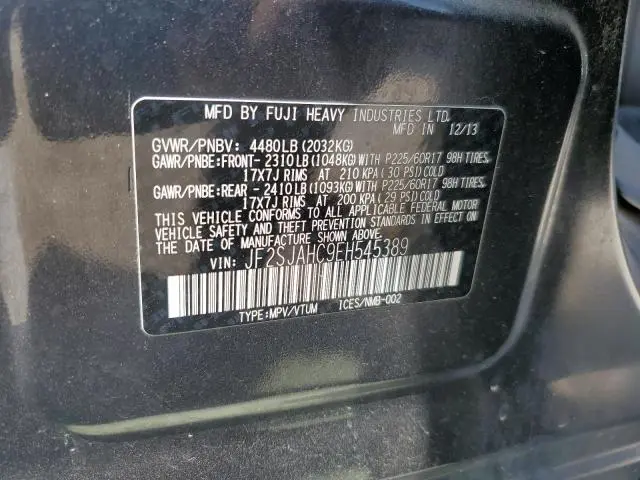 2014 SUBARU FORESTER 2.5I LIMITED  