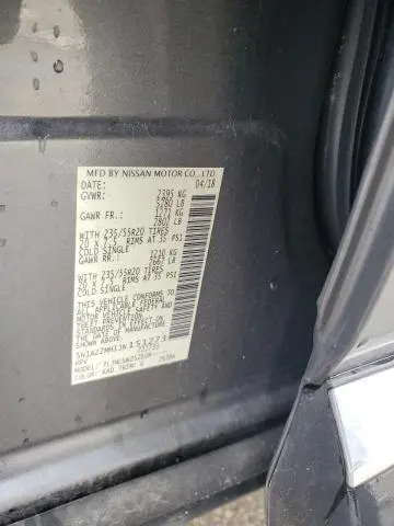 2018 NISSAN MURANO S  