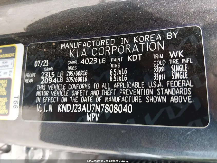 2022 KIA SOUL LX