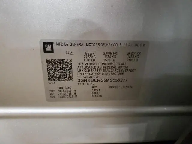 2021 CHEVROLET BLAZER 2LT