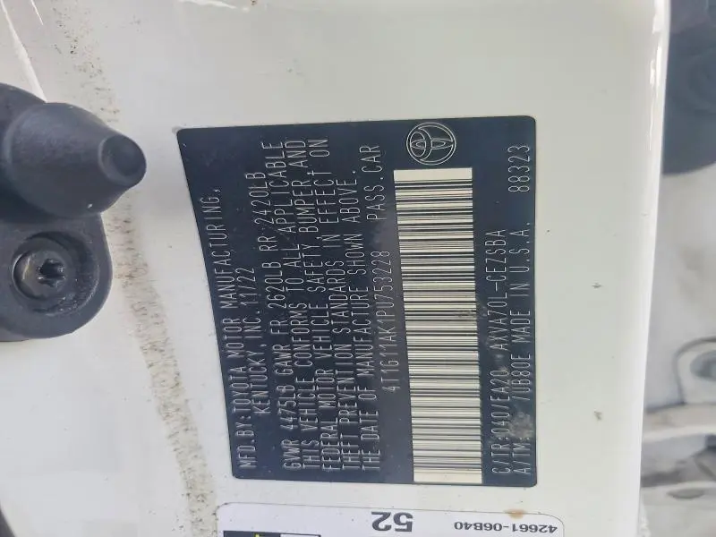 2023 TOYOTA CAMRY SE NIGHT SHADE  